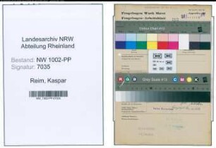 Entnazifizierung Kaspar Reim , geb. 09.11.1902 (Angestellter)