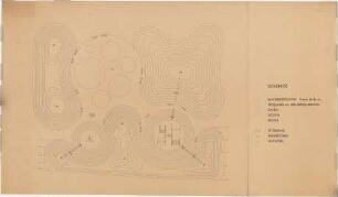 Hansjakob, Gottfried; München - Johanneskirchen, Freischützstr.; Wohnanlage Johanneskirchen - Höhenlinienplan