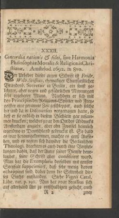 [Dritter Abschnitt. Von den Streitigkeiten mit den Atheisten, Deisten, Naturalisten ... und andern Religions- und Schrift-Spöttern.]