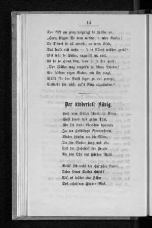 Der kinderlose König.