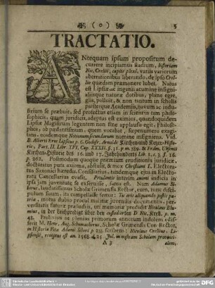 Tractatio