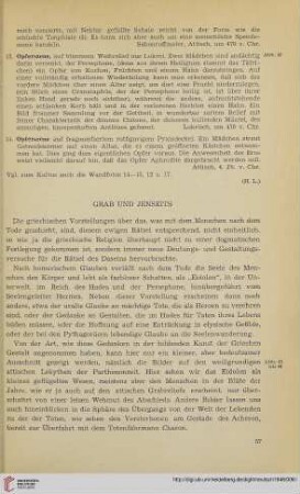 Grab und Jenseits