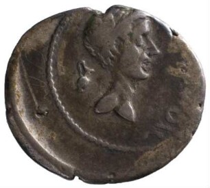 Münze, Denar, 43 v. Chr.