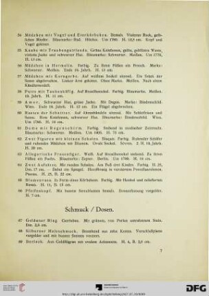 Schmuck / Dosen (Nr. 67-75)
