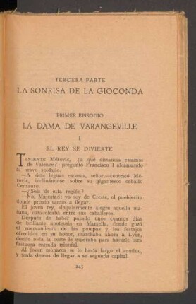 Primer episodio - La dama de Varangeville