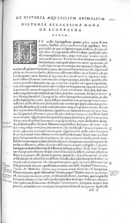Historia Sexagesima Nona. De Scorpena