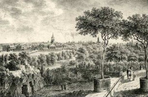 Ansicht der Residenzstadt Carlsruhe