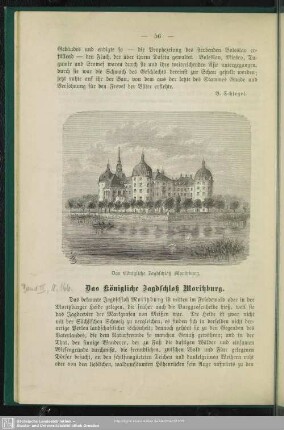 Das königliche Jagdschloß Moritzburg