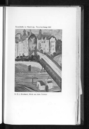 6. E.L. Kirchner, Blick aus dem Fenster