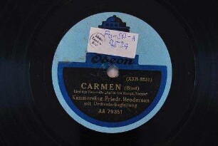 Carmen : Lied des Escamillo "Auf in den Kampf, Torero" / (Bizet)