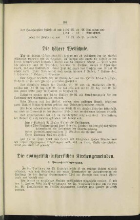 Die evangelisch-lutherischen Kirchengemeinden
