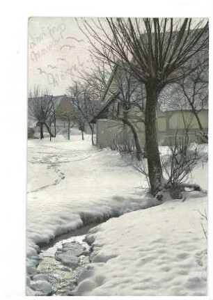 Dorf im Winter