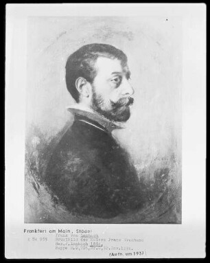 Bildnis des Malers Franz Anton Brentano (1840-1888)