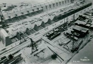 Kraftwerk Thalheim bei Bitterfeld, Deutschland, 1940