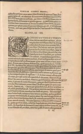 Homilia IIII.