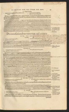 De excusationibus tutorum vel curatorum. Tit. XXV.