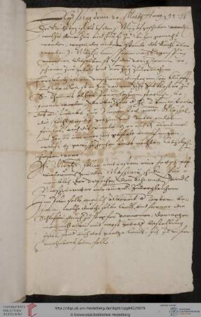 Nachrichten der Jahre 1593, 1594 und 1612