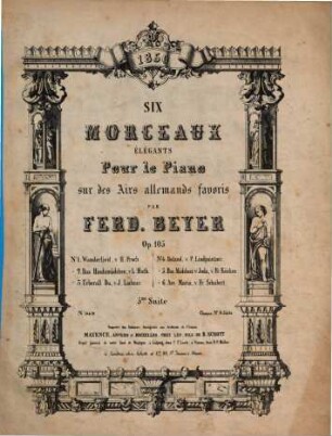 Six morceaux élégants pour le piano sur des airs allemands favoris op. 105 : op. 105, 1. Wanderlied