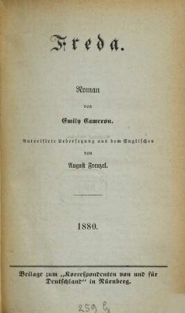 Freda : Roman