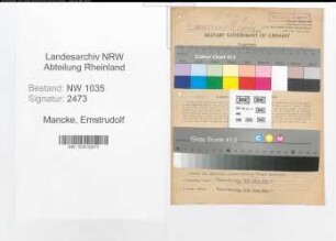 Entnazifizierung Ernstrudolf Mancke , geb. 03.12.1913 (Bergmann)