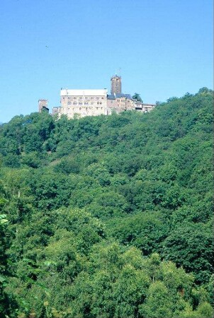 Blick auf die Wartburg von Südost