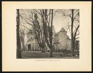 Schloss Lindenau, Brandenburg Erweiterung: Nordseite (aus: Alfred Breslauer, Ausgeführte Bauten 1897-1927)