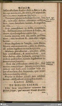 Caput XVIII. De Biblis Sacris