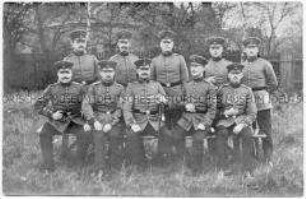 Gruppenbild von Offizieren