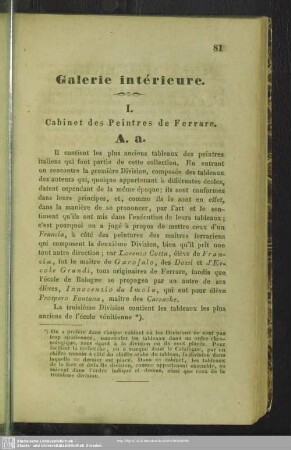 Galerie intérieure