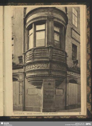 Erker Frauenstraße, Ecke Neumarkt
