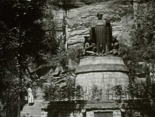 Denkmal für Richard Wagner : Liebethaler Grund bei Pirna. Denkmal für Richard Wagner (1813-1883, Komponist). Bronze, 1933