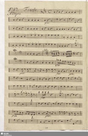1787. Finale: Fra quest'ombre e queste piante / Fabrizi, V.