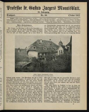 113-124, Nr. 10. Oktober 1912.