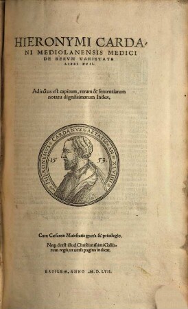 De rerum varietate : libri XVII.