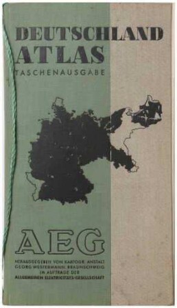 AEG-Deutschlandatlas-Taschenausgabe (Atlas)