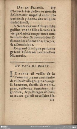 Du Pays De Berry