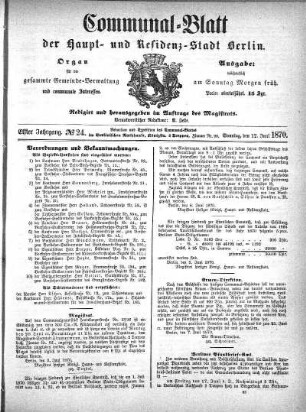 1870,24: No. 24, 12. Juni 1870