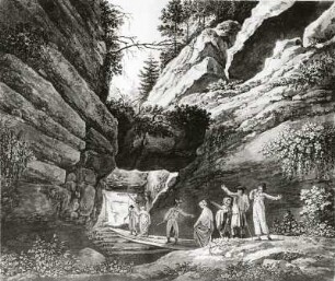 Uttewalder Grund : Uttewalder Grund. zeichnung (nach 1800; Jentsch). Dresden: Stadtmuseum