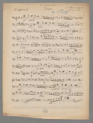 Stücke für Violine und Orgel - BSB Mus.ms. 4745-16