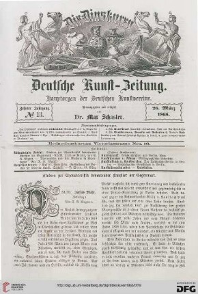 Nr. 13 (26. März 1865)
