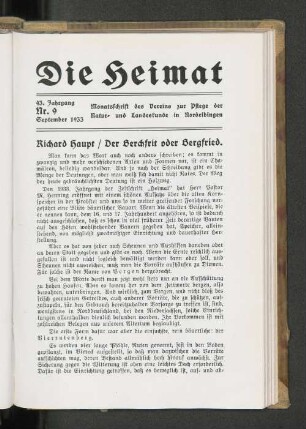 Der Berchfrit oder Bergfried.
