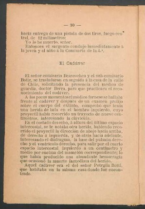 El cadáver