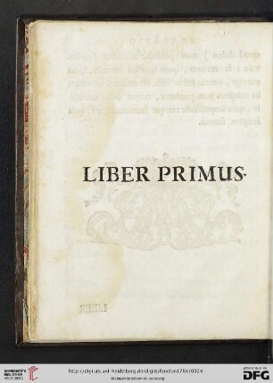 [Pars prima]