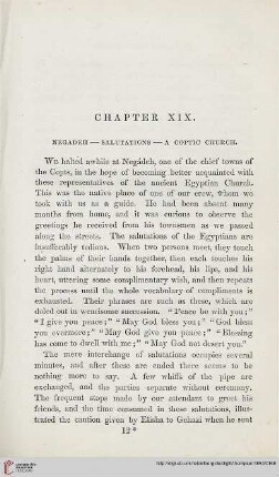 Chapter XIX: Negadeh – Salutations – A Coptic church