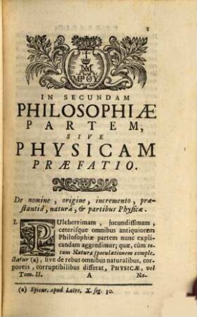 Institutiones Philosophicae Ac Mathematicae : Ad Usum Scholarum Piarum, 2. Tomus Secundus Continens Physicam Generalem