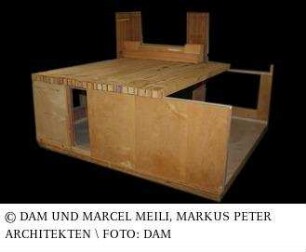 Schweizerische Hochschule für die Holzwirtschaft - Innenraummodell "Klassenzimmer"