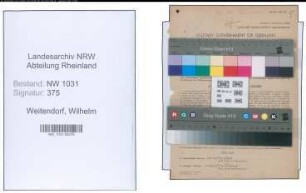 Entnazifizierung Wilhelm Weitendorf , geb. 14.11.1883 (Kriminalinspektor)