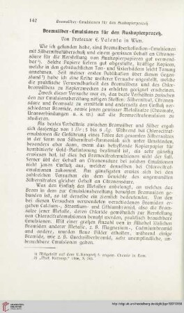 21: Bromsilber-Emulsion für den Auskopierungsprozeß