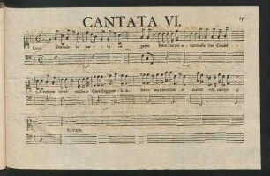 Cantata VI.