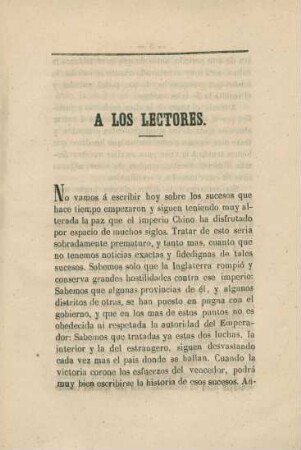 A los lectores